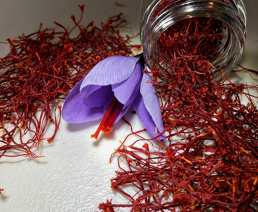 SaffronTownKashmir™ Pampore Mongra Saffron | Hand-Harvested Kashmiri Red Gold | Grade A+ Pure Kesar